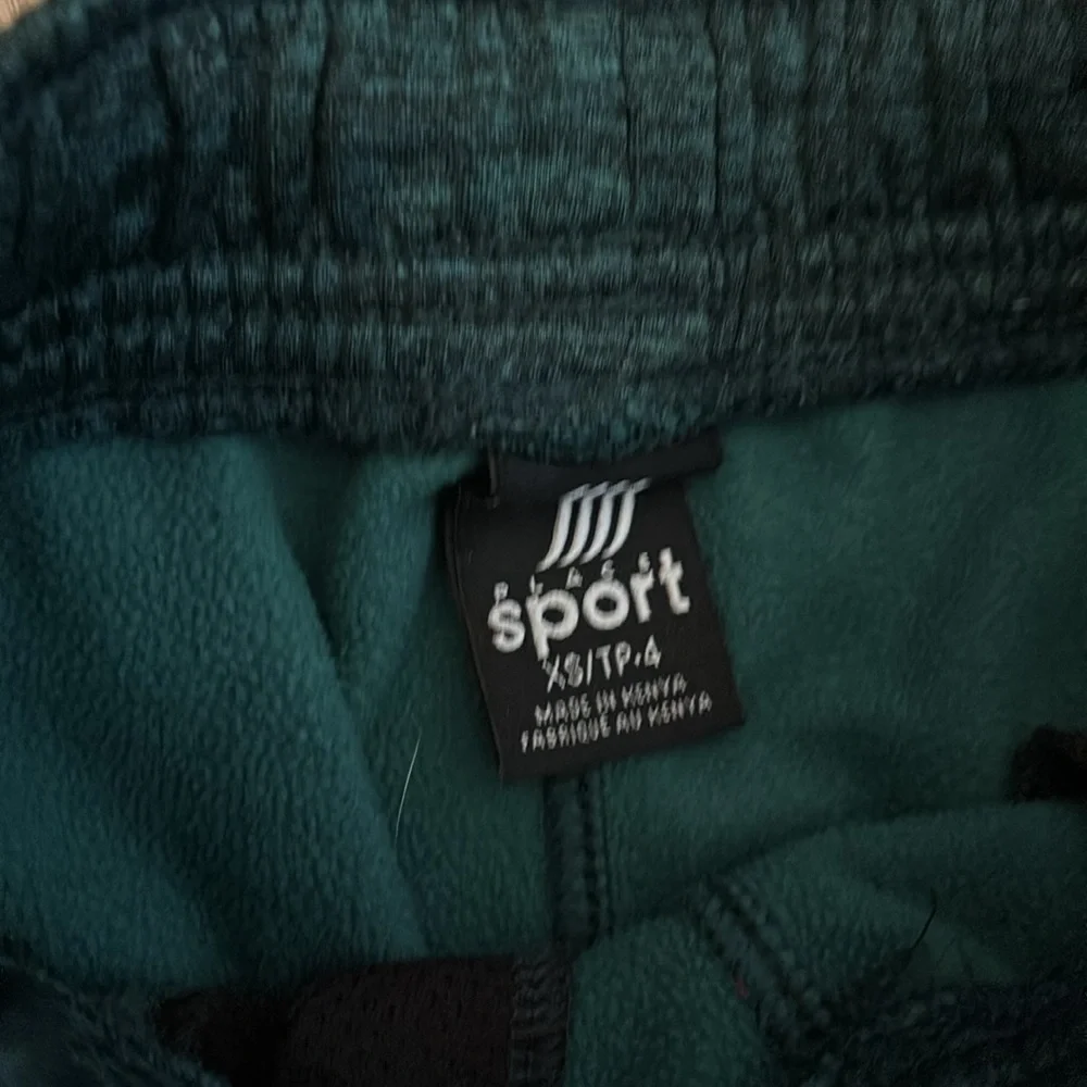 The Children's Place Black and Green Jogger Sweatpants